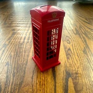 London phone booth piggy bank